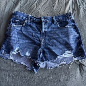 Aerie Daydream Black Denim Jean Shorts | Women’s M